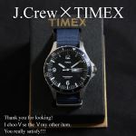TIMEX FOR J.CREW WFCN[ ^CbNXANDROS WATCH AhEHb`lCr[