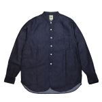 FOB FACTORY  DENIM BAND COLLAR SHIRTS fj ohJ[Vc EHbV