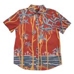 BRIXTON CHARTER PRINT S/S SHIRTS p[c[ OtBbNVc bh
